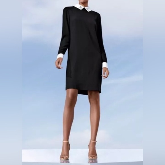 Victoria Beckham Dresses & Skirts - Victoria Beckham for Target Women's Black Collared Dress-Rabbit Collar XS